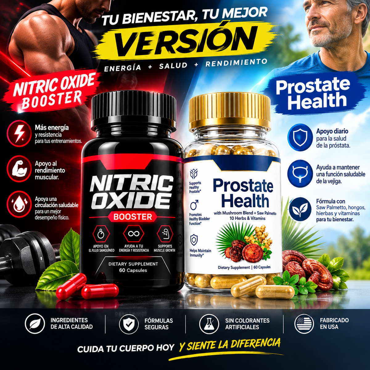 PACK MASCULINO POWER & SALUD TOTAL