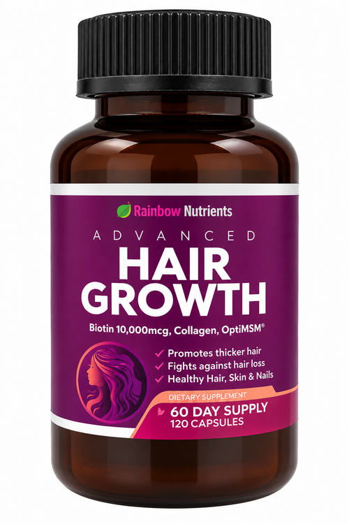 Hair Growth Premium – Biotina 10,000 mcg + Colágeno